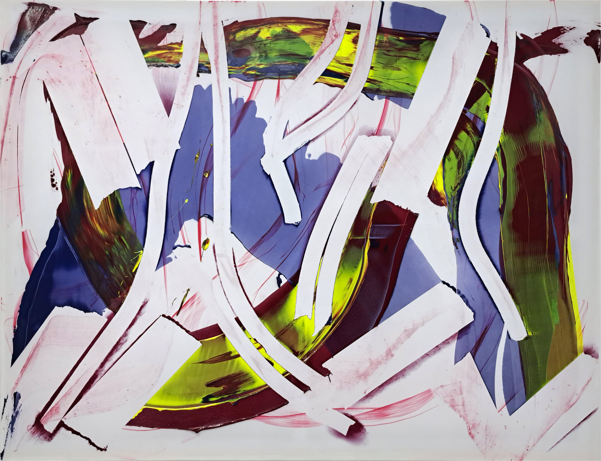 Marc Renard, Resurgence, RE 20260615, Acrylic on polyester, 140 cm x 180 cm, 2026