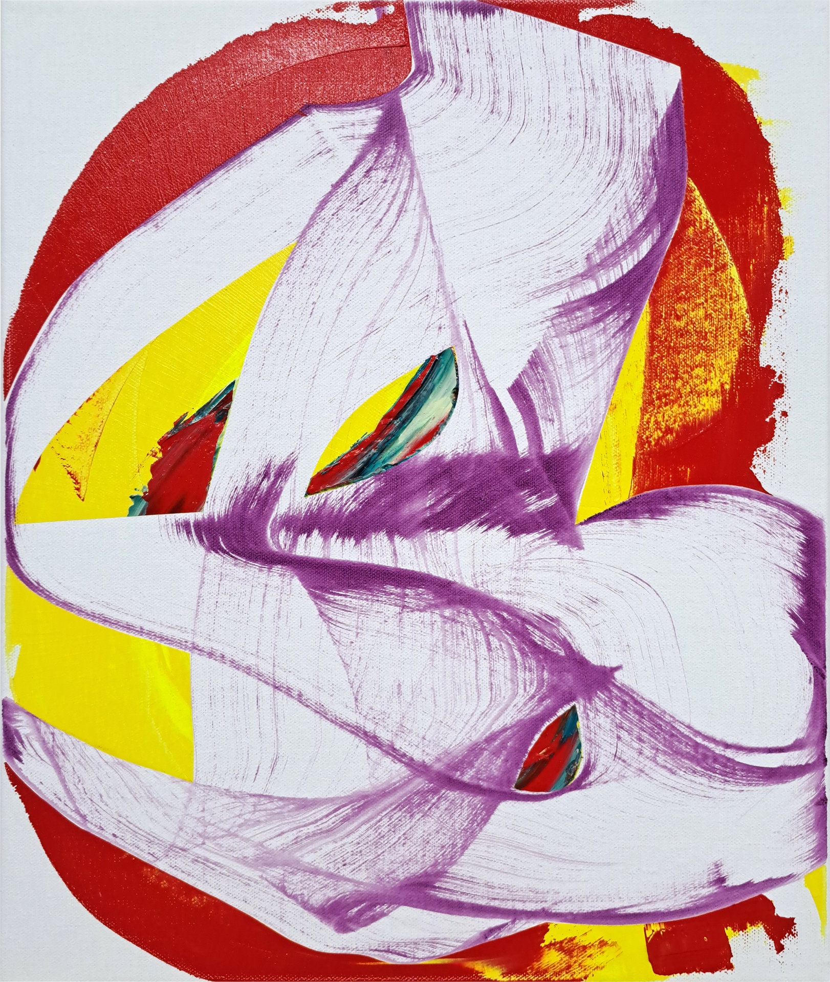 Marc Renard, Resurgence, RE 20260618, Acrylic on canvas, 60 cm x 50 cm, 2026
