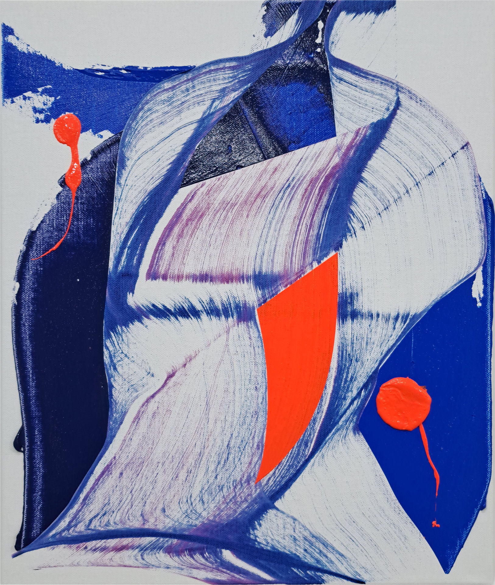Marc Renard, Resurgence, RE 20260619b, Acrylic on canvas, 60 cm x 50 cm, 2026