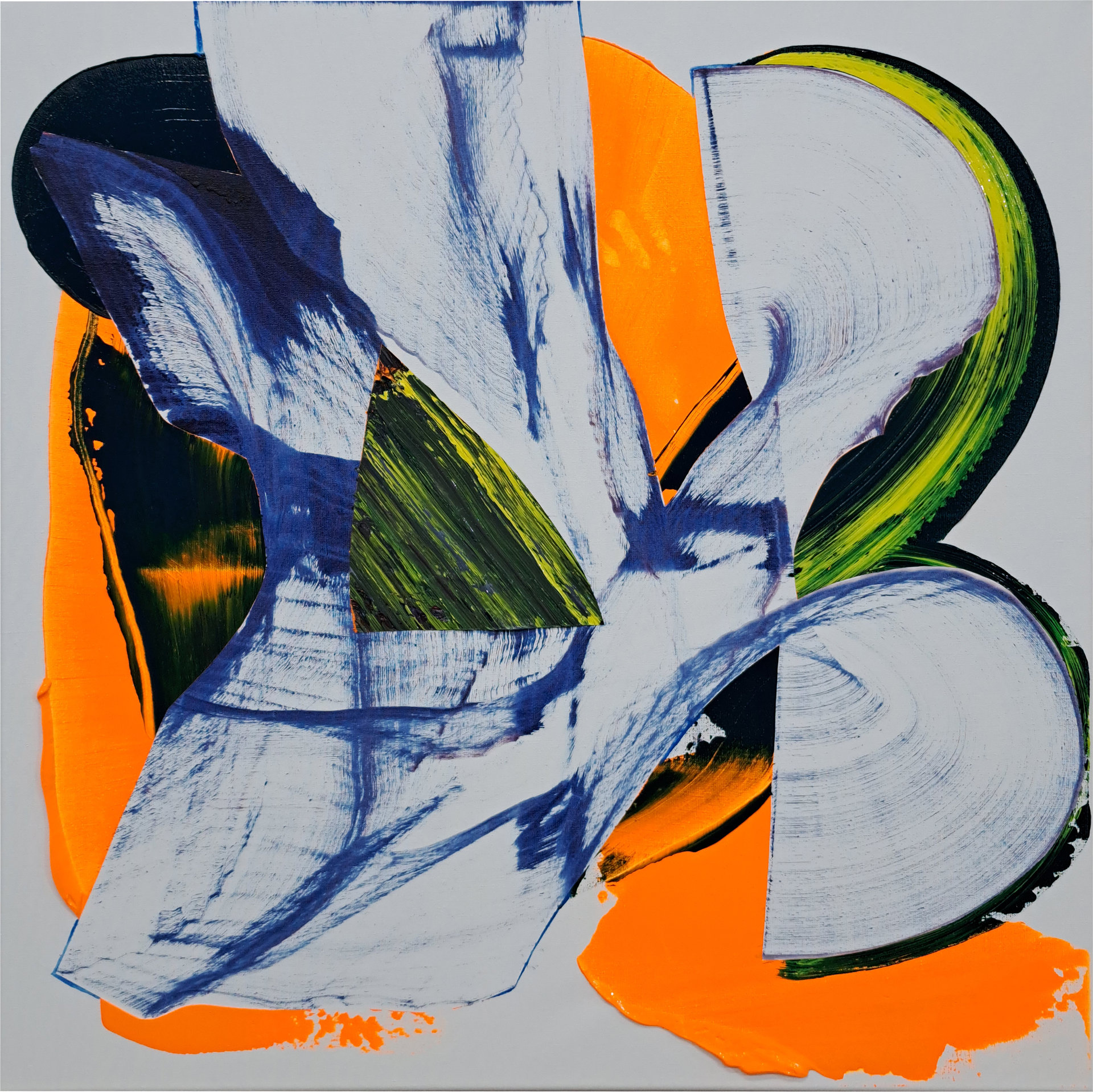 Marc Renard, Resurgence, RE 20260624, Acrylic on canvas, 80 cm x 80 cm, 2026
